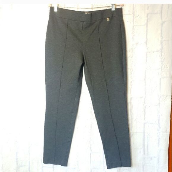 ANNE KLEIN Pull-On Seamed Front Ankle Pants Leggings 14 - Picture 1 of 8